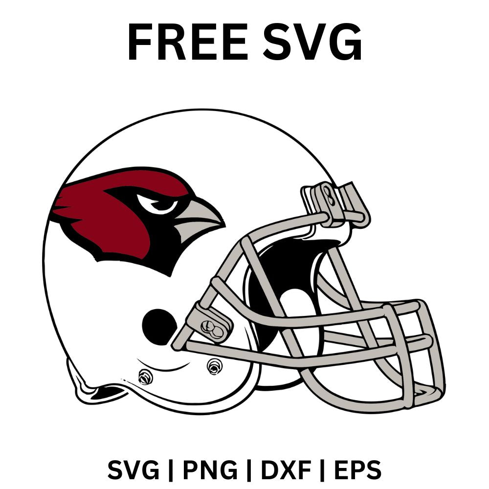 cricut football helmets Arizona Cardinals Helmet SVG Free