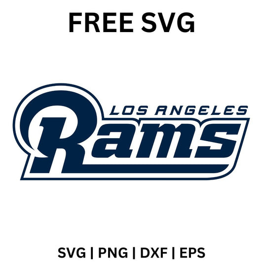 Los Angeles Rams SVG Free | Classic Team Logo Cut File for Cricut & Silhouette