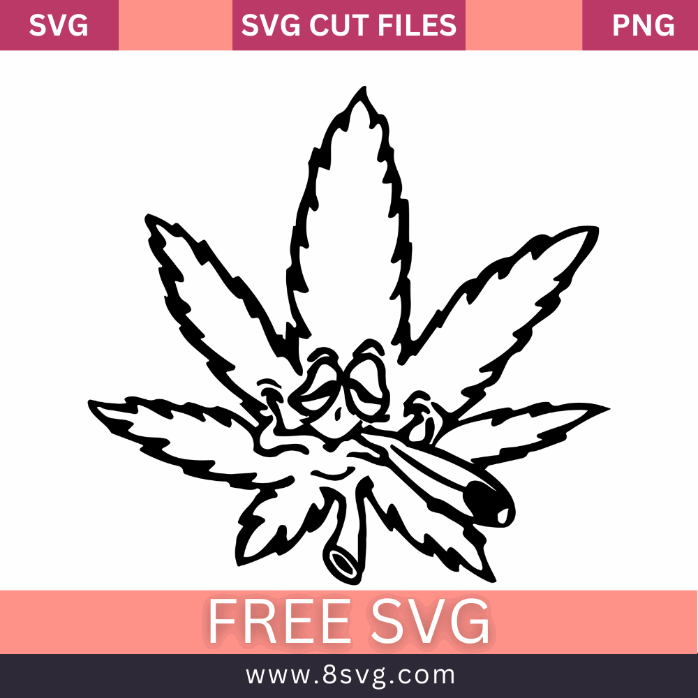 Blunt Weed Leaf SVG - 420 SVG Cut File For Cricut