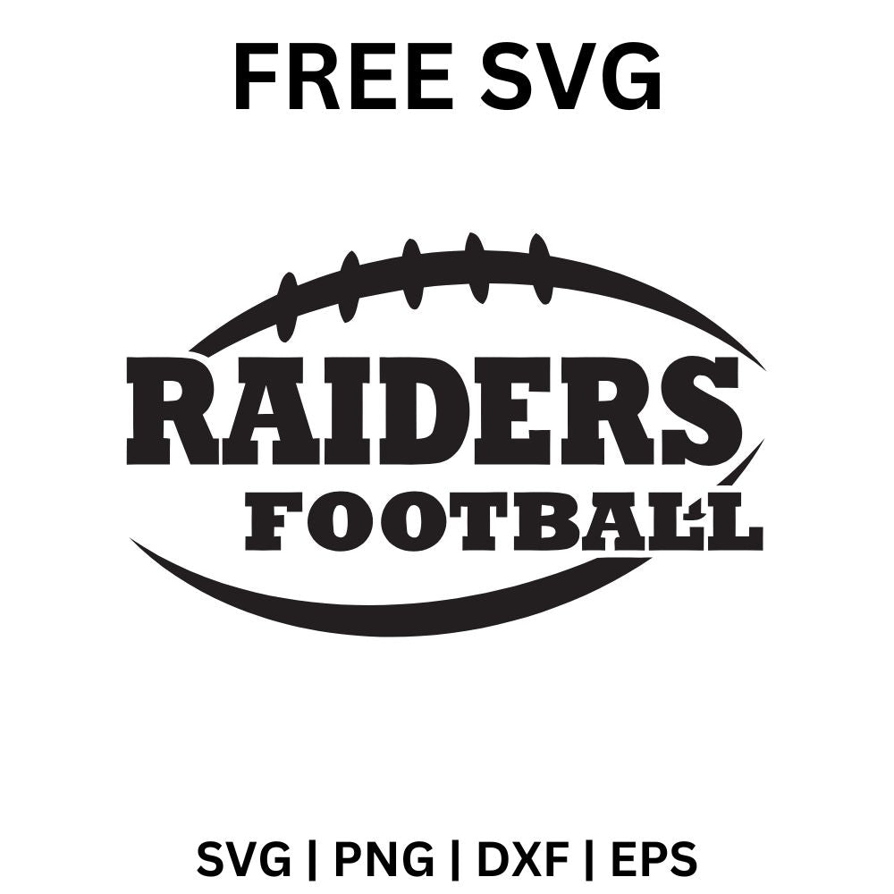 Raiders Football Text Logo SVG Free Cut File for Cricut & Silhouette-8SVG