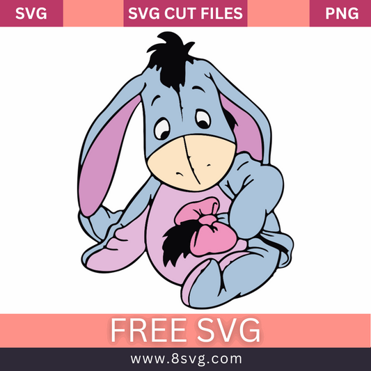 Eeyore Winnie the Pooh SVG Free: For Cricut Download