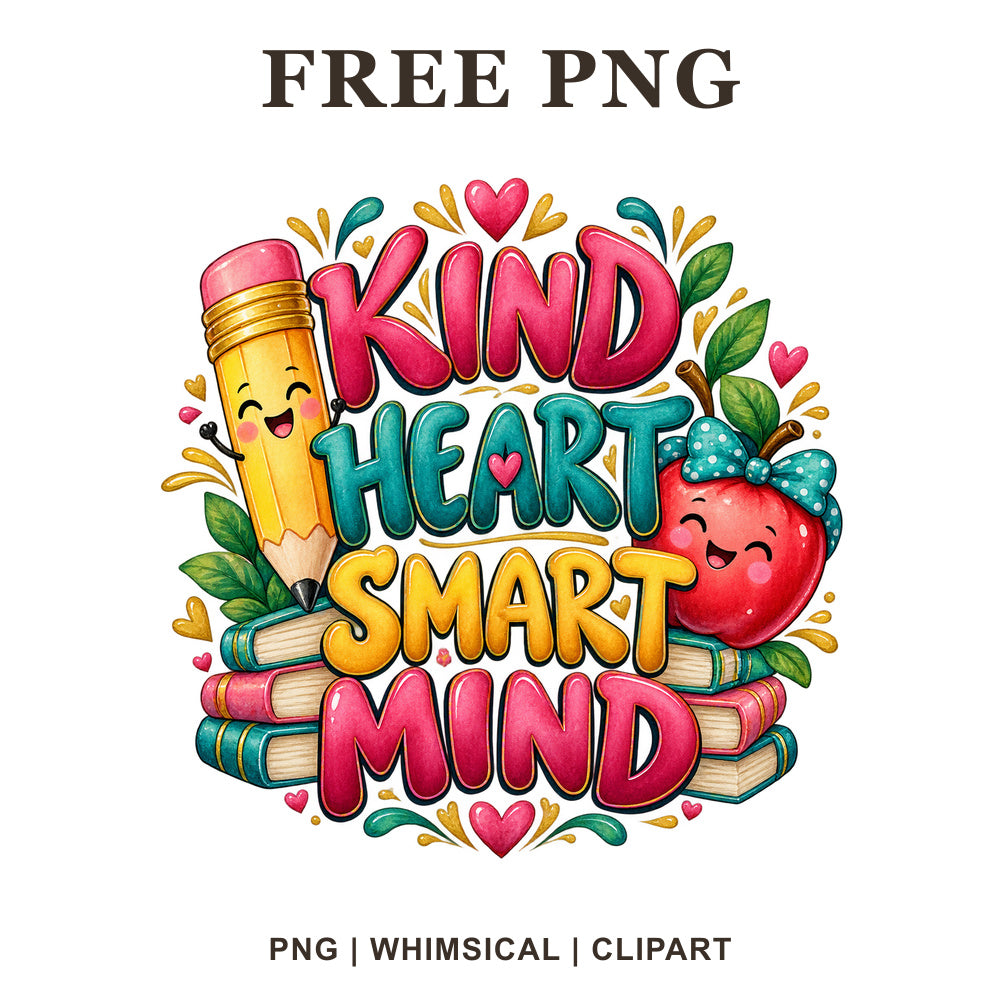 Whimsical Kindness Classroom Back To School Clipart PNG