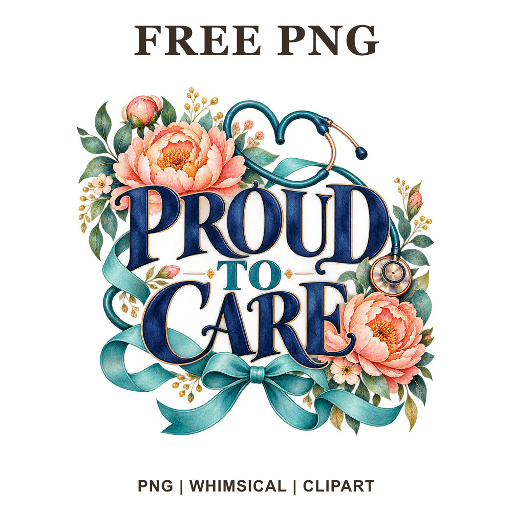 Whimsical Nurse Pride Nurse Clipart PNG