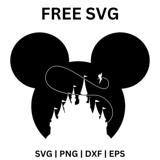 Mickey Kiss SVG Free | Cute Disney Couple Cut File for Cricut & Silhouette-8SVG