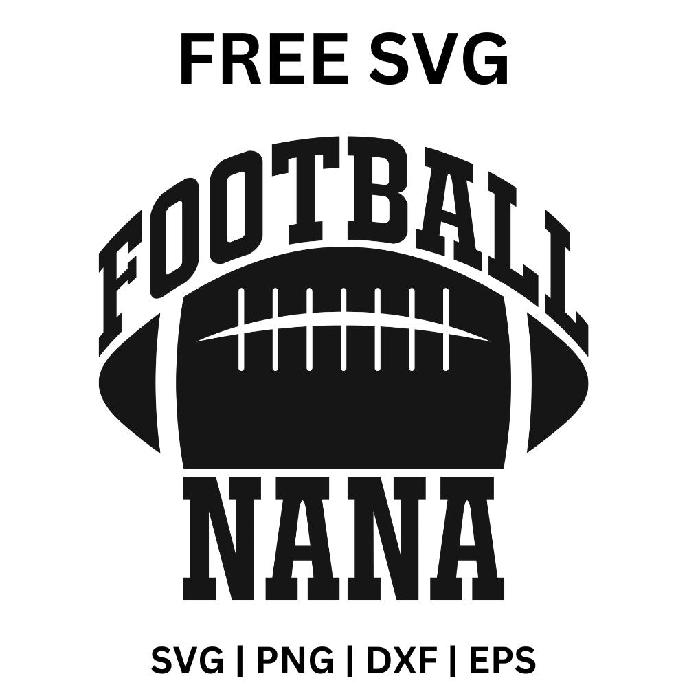 Football Nana SVG | Fun Sports Design for Cricut & Silhouette-8SVG