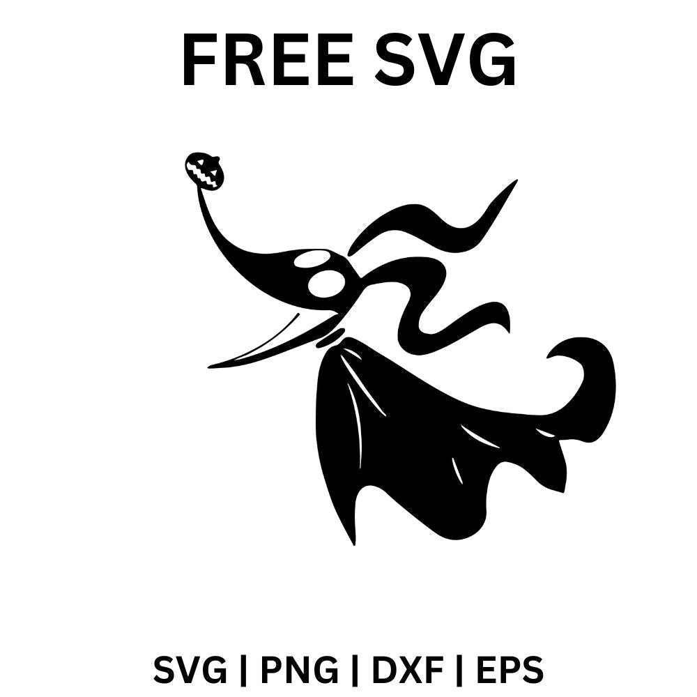 Zero Howling SVG Free | Spooky Dog Silhouette Cut File for Cricut & Silhouette