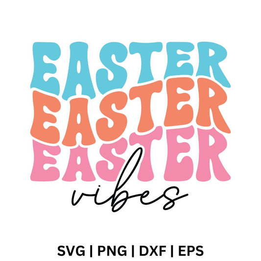 Easter Vibes SVG Free File for Cricut & Silhouette