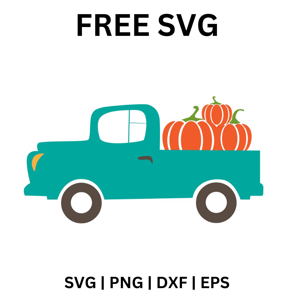 Farmhouse Truck SVG Free Cut File for Cricut & Silhouette-8SVG