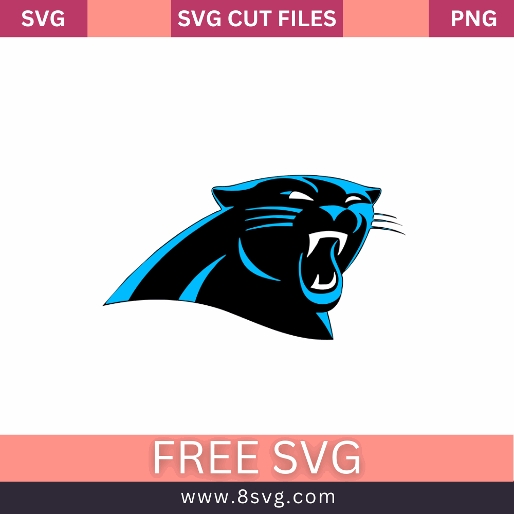 Carolina Panthers NFL SVG Free And Png Download- 8SVG