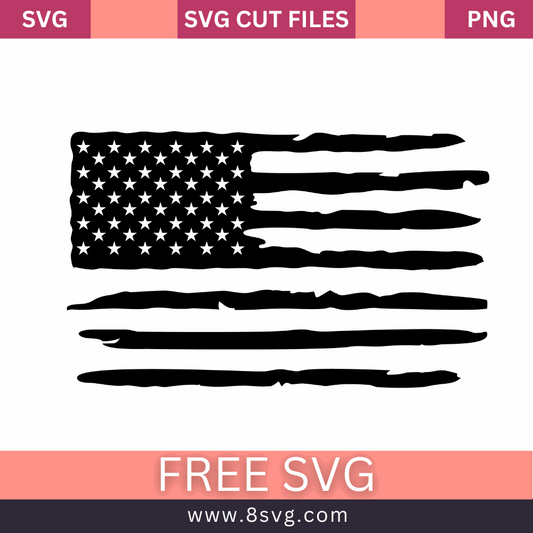 American Flag Svg Free Cut File for Cricut