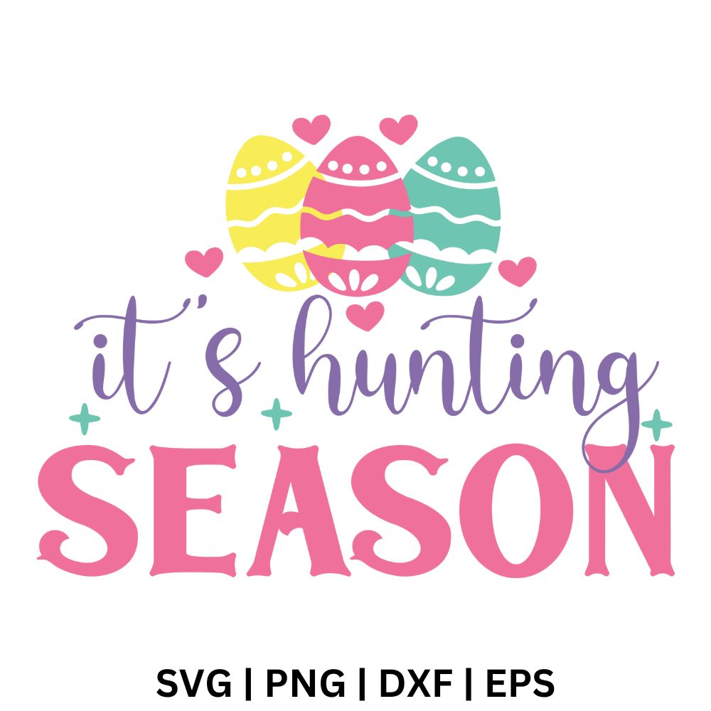 It's Hunting Season SVG Free File for Cricut & Silhouette