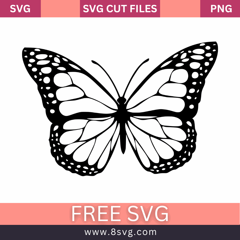 Butterfly Svg Free Cut File For Cricut