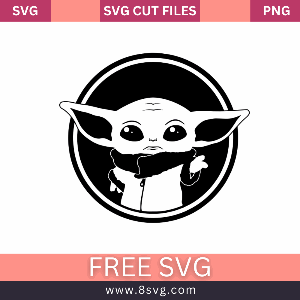 Baby Yoda SVG Free Cut File for Cricut