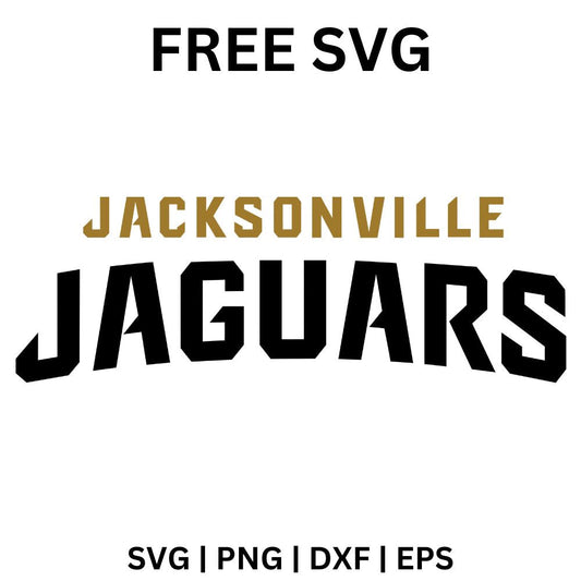 Jacksonville Jaguars Text Logo SVG Free | Minimalist Sports Design for Cricut & Silhouette-8SVG