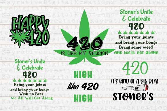 420 bundle +24 svg- 8SVG