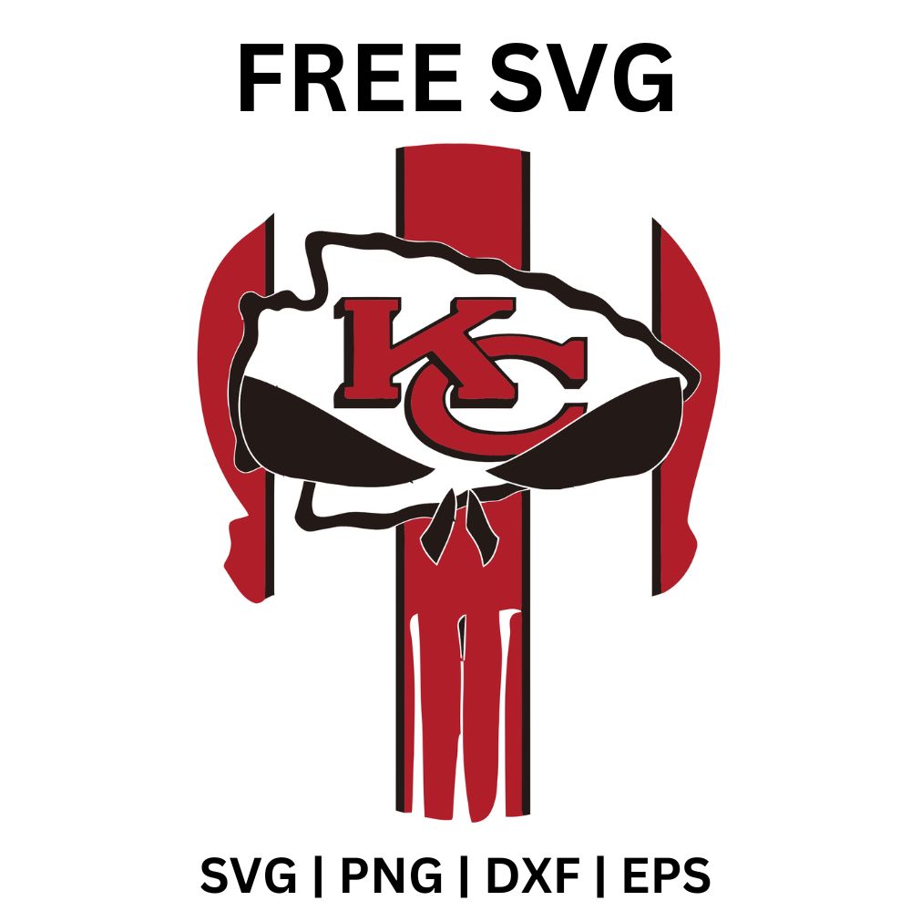 Kansas City Chiefs SVG Free | Cross and Arrowhead Emblem for Cricut & Silhouette