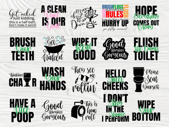 +35 Bathroom Svg Bundle- 8SVG