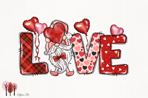 +45 Gnome SVG For Valentine Bundle- 8SVG