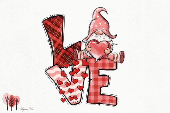 +45 Gnome SVG For Valentine Bundle- 8SVG