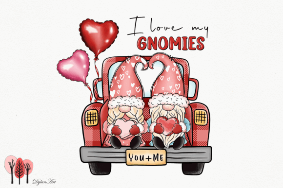 +45 Gnome SVG For Valentine Bundle- 8SVG