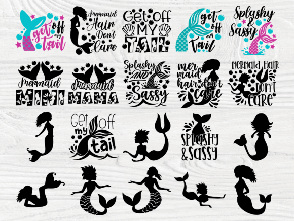 +30 mermaid svg bundle- 8SVG