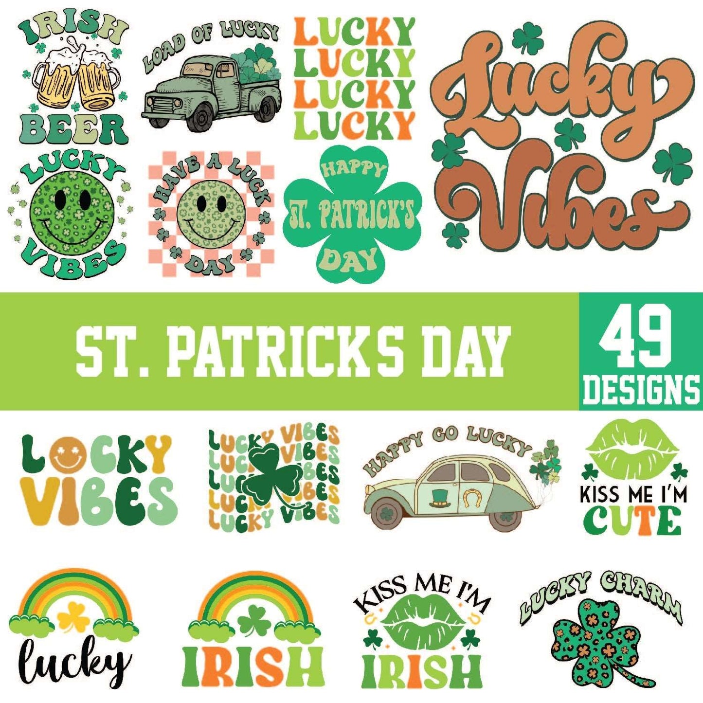 49+ St. Patrick's Day Svg Bundle Cut Files- 8SVG