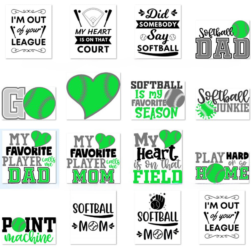 55+ Softball Svg Bundle Cut Files For Cricut