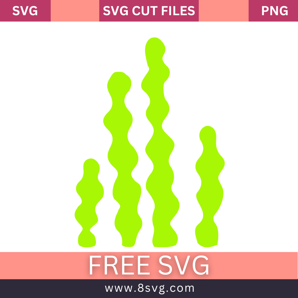 Seaweed 3 Baby Shark Svg Free Cut File For Cricut- 8SVG