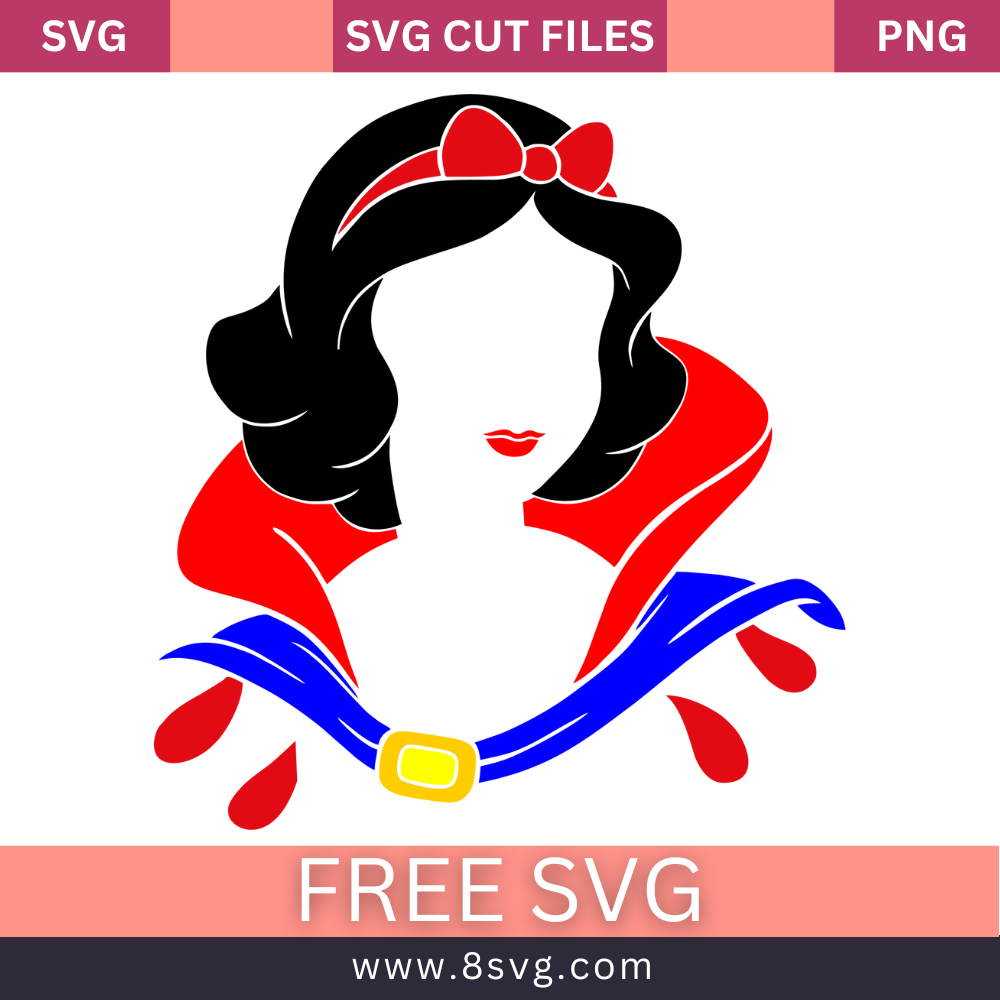 Disney Princess Snow White Svg Free Cut File Download
