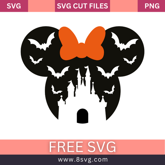 Minnie Mouse Halloween Svg Free Cut File