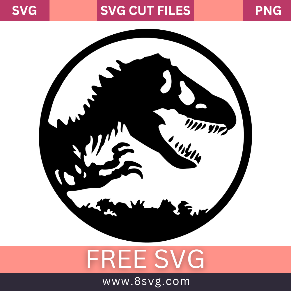 Jurassic Park Svg Free Cut File for Cricut