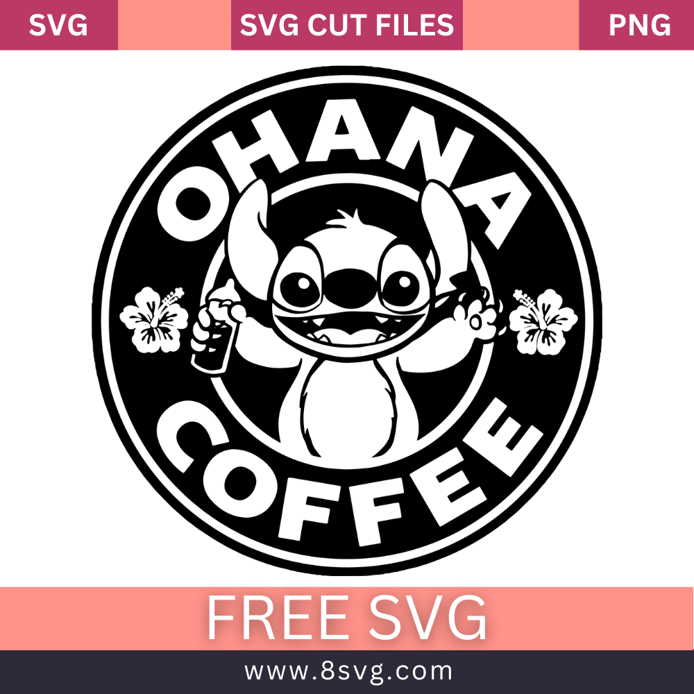 Stitch Starbucks Svg Free Cut File For Cricut
