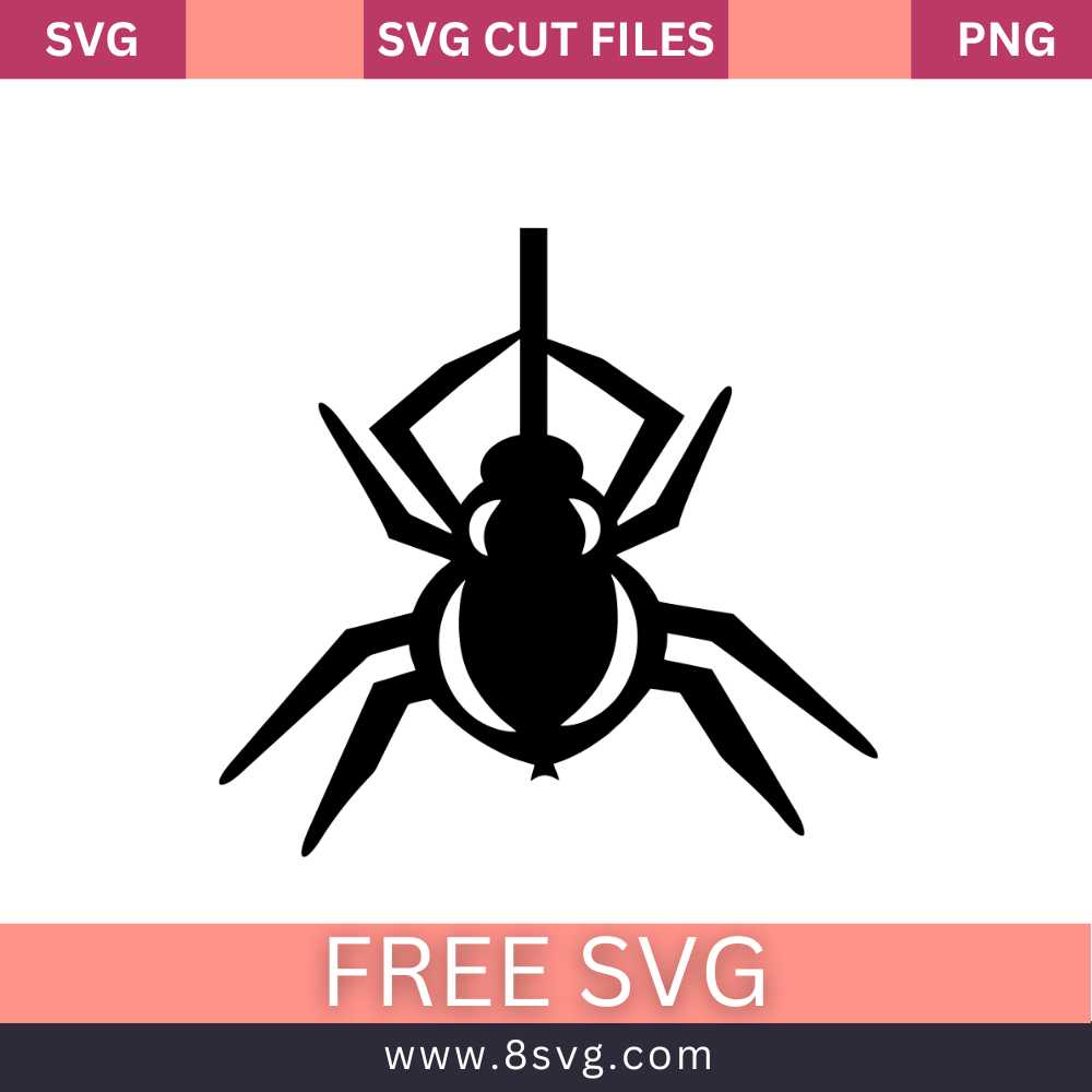 Spider Female Witch SVG Free Cut File for Cricut