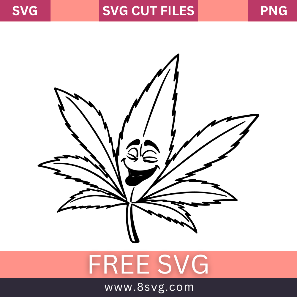 Pot Leaf SVG Free Cut File Download