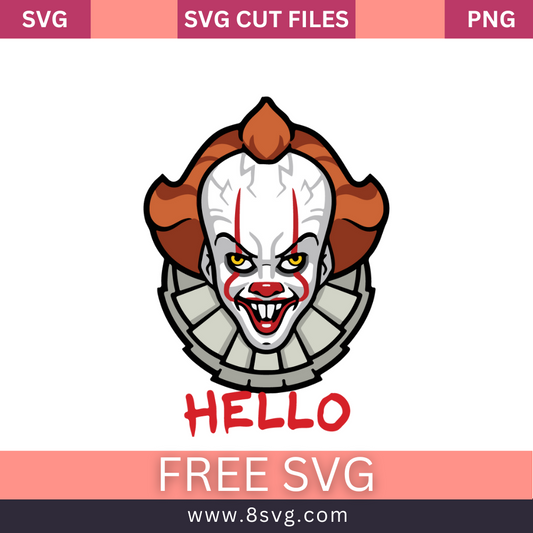 Hello Penny Wise Head SVG Free Cut File for Cricut