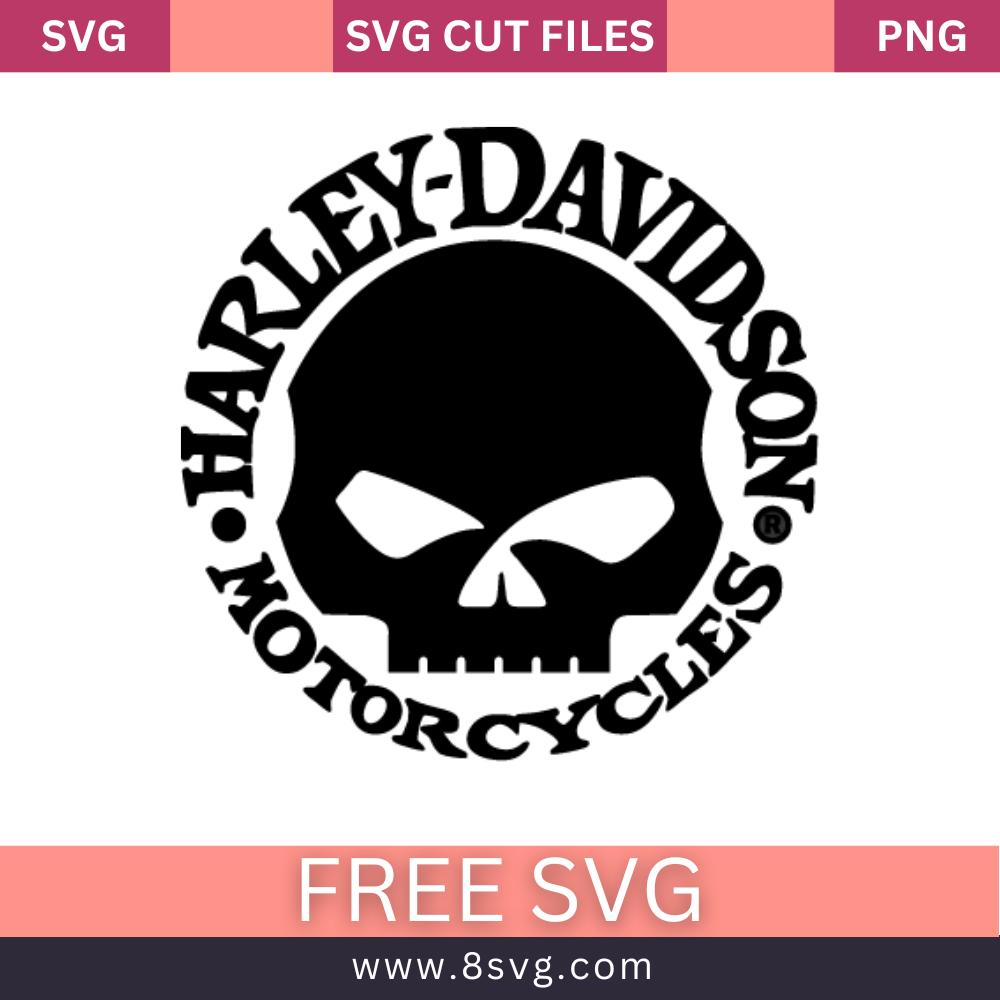 Harley-Davidson Willie G SVG Free Cut File Download