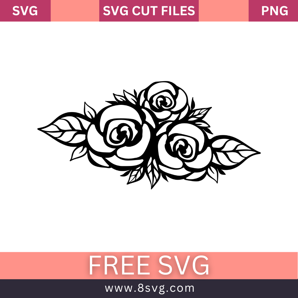 Rose Svg Free Cut File For Cricut
