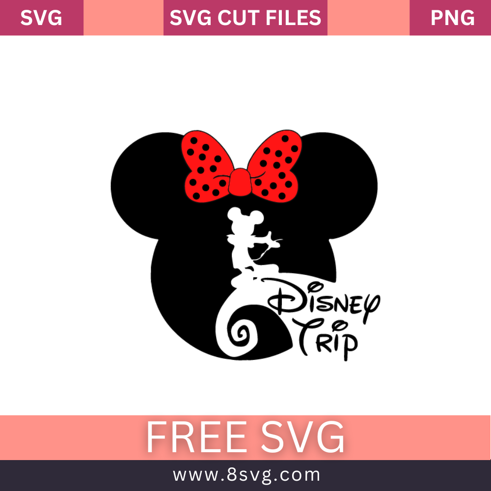 Mickey Mouse Disney Trip Disney SVG Free Cut File