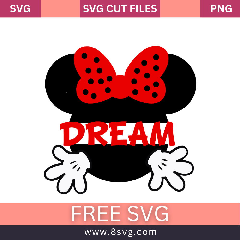 Minnie Mouse SVG & PNG Free Download - Free SVG Download