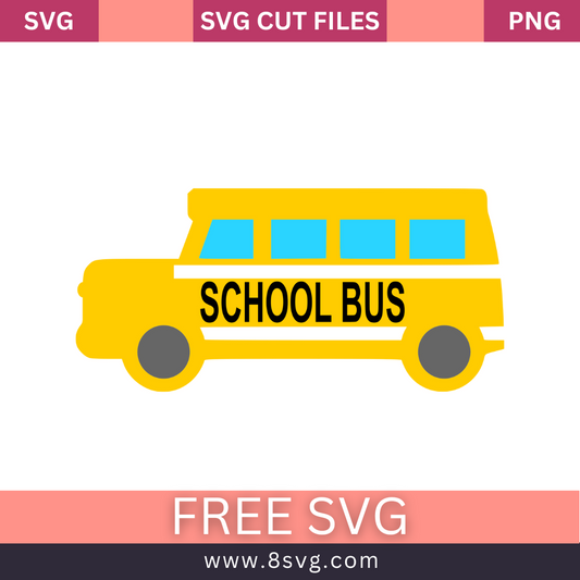 School Bus SVG Free And Png Download