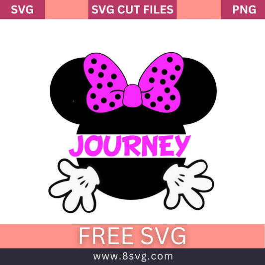 Minnie Mouse Journey SVG Free Cut File for Cricut