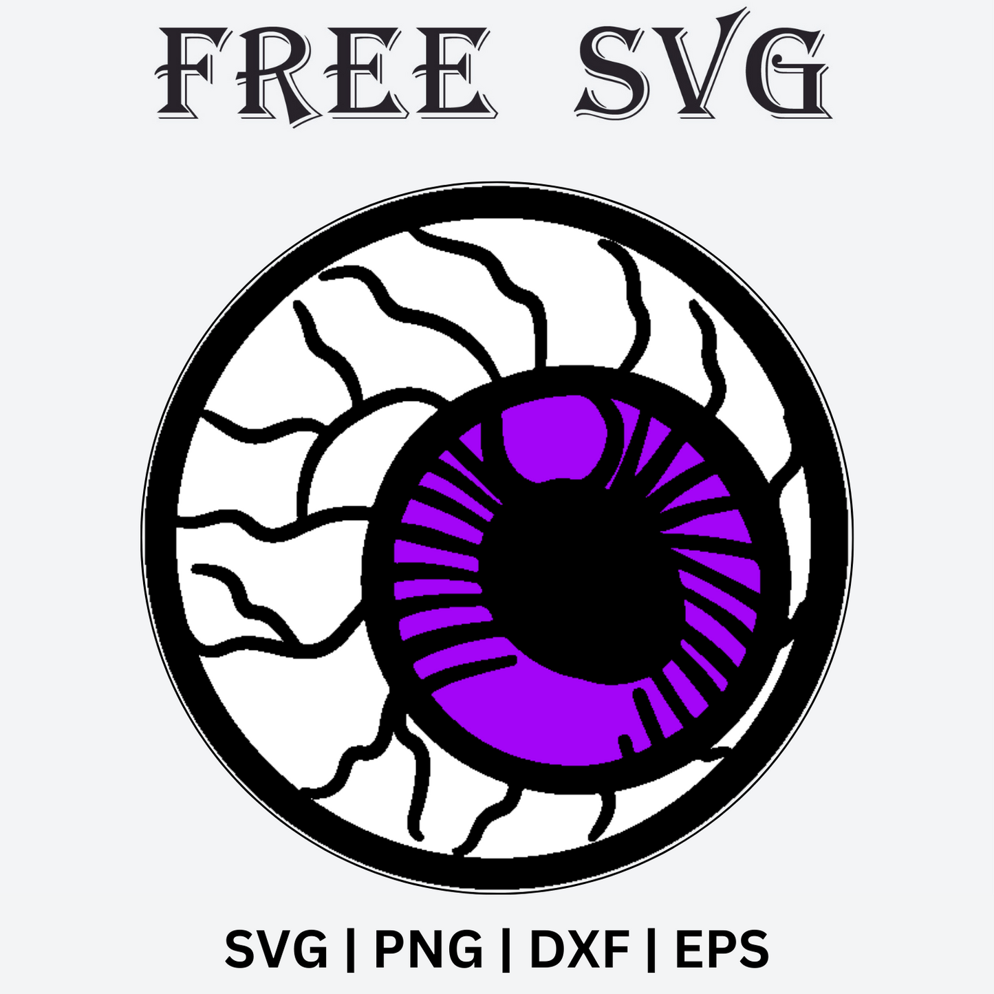 Eyes Halloween keychain SVG free and PNG-8SVG