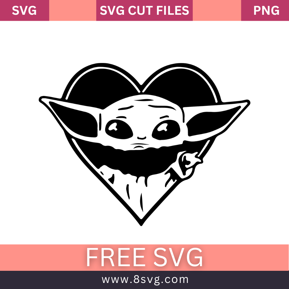 Star Wars Jedi Master Yoda SVG Free Cricut & Silhouette