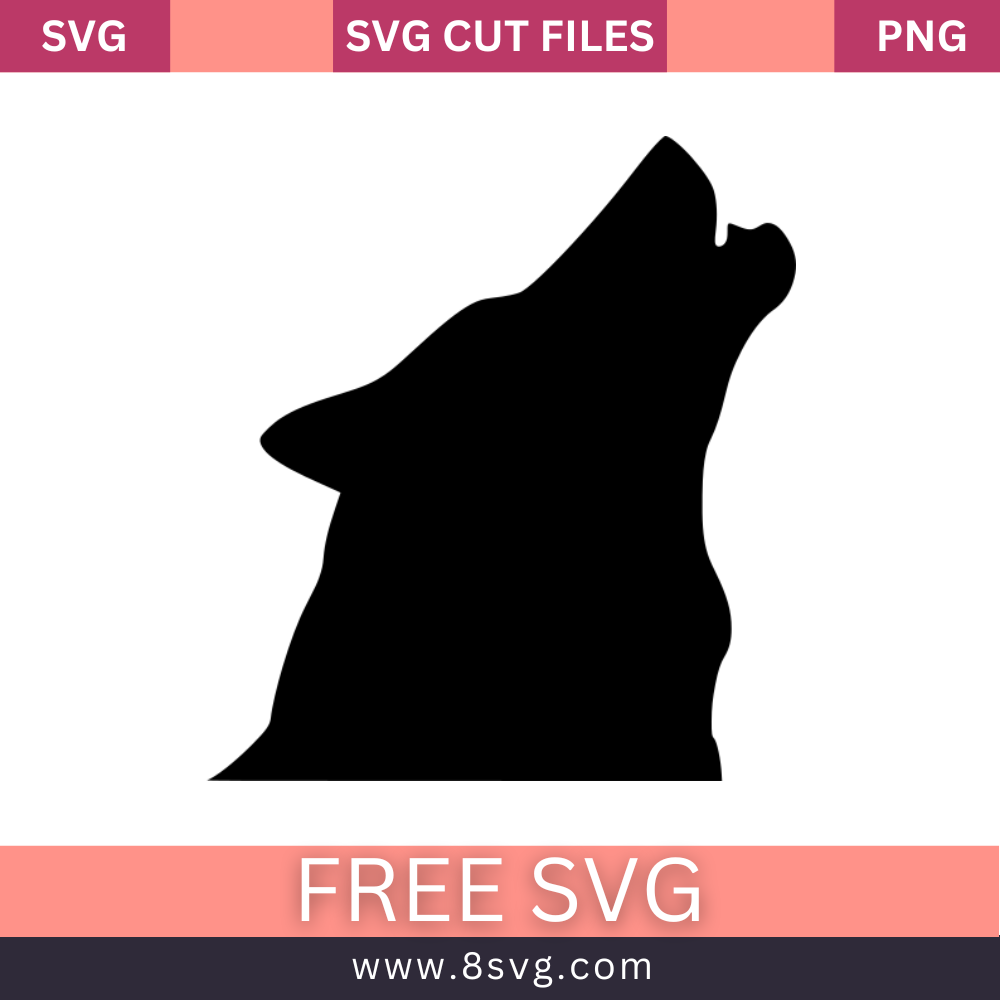 Wolf SVG Free Cut File for Cricut