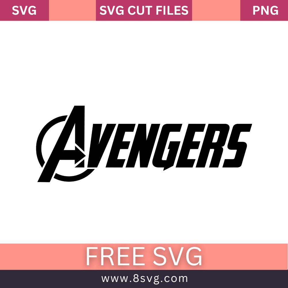 Avengers Logo SVG Free Cut File for Cricut