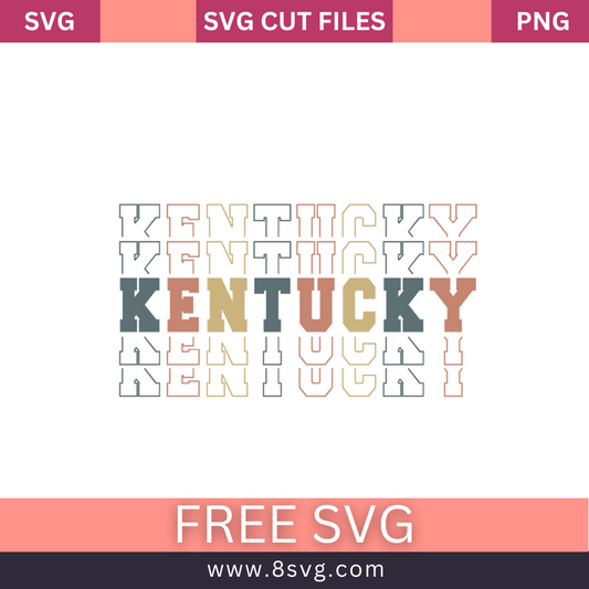 Kentucky stack retro vintage SVG Free And Png Download