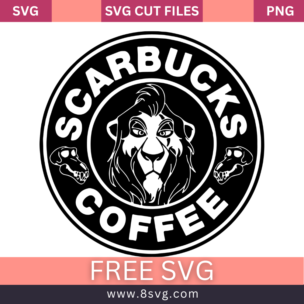 Costa Scarbucks Svg Free Cut File for Cricut- 8SVG
