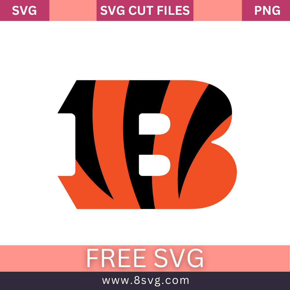 Cincinnati Bengals NFL SVG Free And Png Download