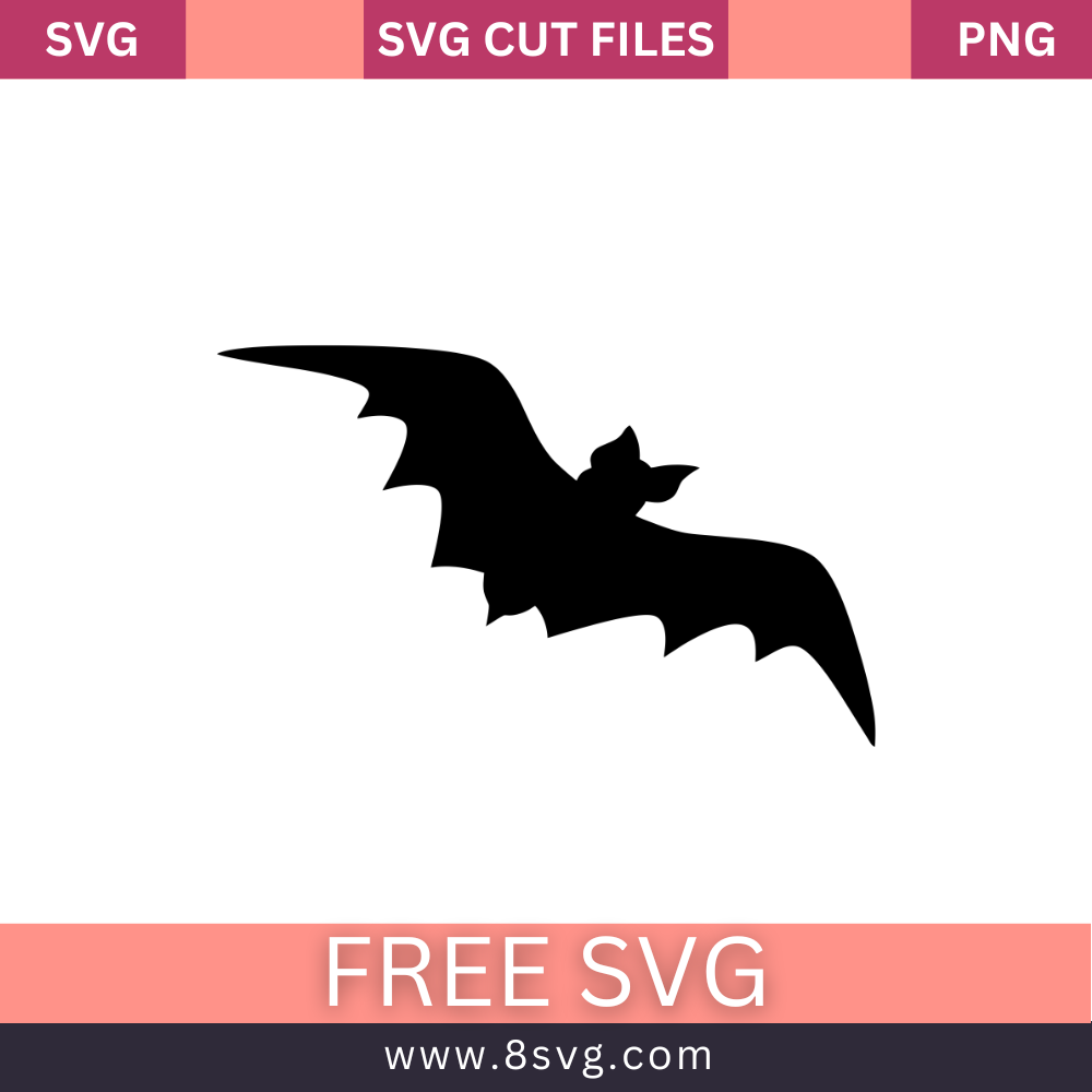 Free Halloween Bat Witch SVG Free Cut File for Cricut - High Quality SVG Cut File for Cricut, Silhouette, Cameo