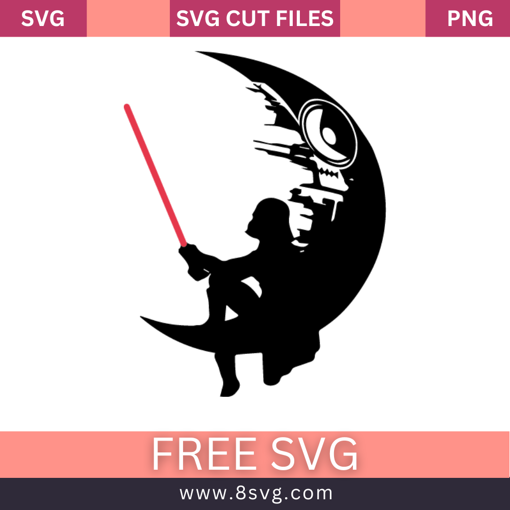 Free Death Star Star Wars SVG Free cut file Download - High Quality SVG Cut File for Cricut, Silhouette, Cameo